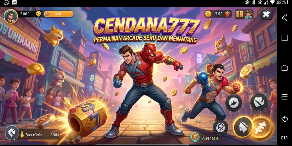 Tampilan gameplay CENDANA777 yang penuh warna dan mendebarkan.