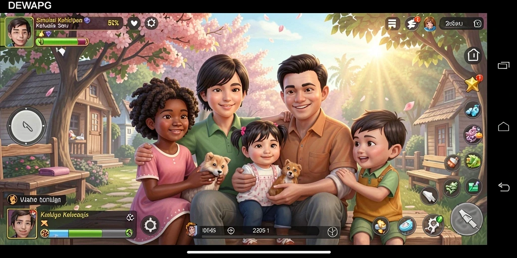Tampilan gameplay DEWAPG yang seru dan interaktif.