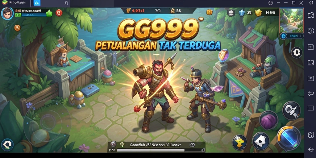 Tampilan gameplay seru dalam petualangan GG999.