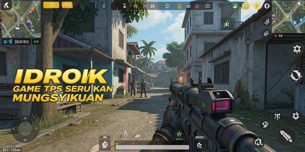 Screenshot IDROK menampilkan aksi pertempuran TPS yang mendebarkan.