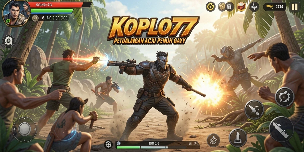 Tampilan gameplay seru dari KOPLO77 dengan aksi mendebarkan.