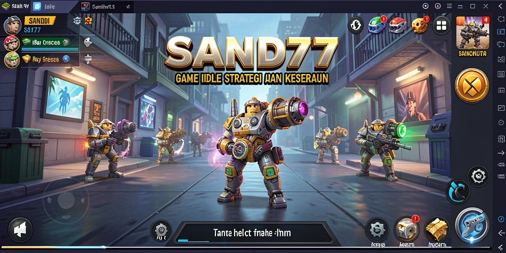 Tampilan gameplay SAND77 yang menarik dan menghibur.