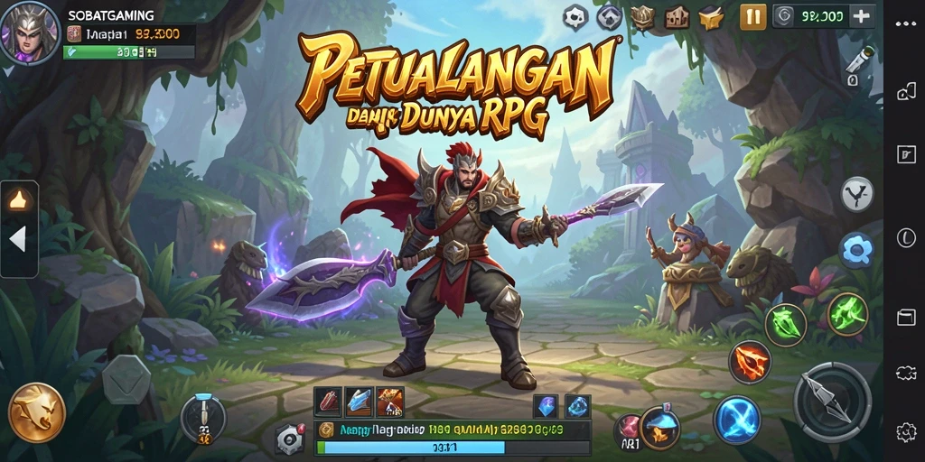 Screenshot gameplay menunjukkan pertarungan epik dalam <strong>SOBATGAMING</strong>.