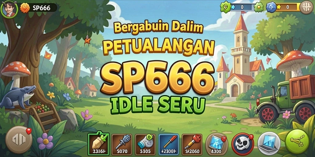 Tampilan gameplay SP666 yang seru dan interaktif dalam genre Idle.