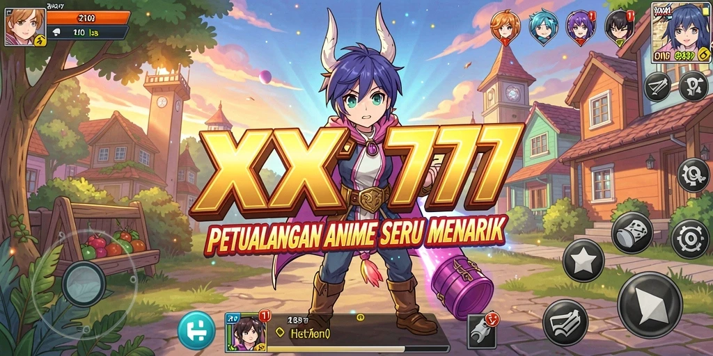 Tangkapan layar menunjukkan pertarungan karakter Anime yang seru dan dinamis.